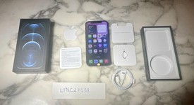 Good
													Apple iPhone 12 Pro - Unlocked, Pacific Blue, 256 GB, A2341, photo 1 of 14