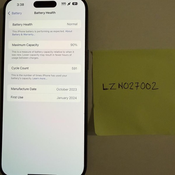 Apple iPhone 15 Pro Max - Unlocked, 1 TB, Blue, A2849