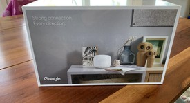 New
													Google Nest WiFi Mesh Router - Snow, 3-Pack, photo 1 of 4