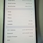 Mint Apple iPhone 13 Pro Max - Unlocked, 128 GB, Sierra Blue, A2484