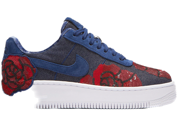 Nike Air Force 1 Upstep Low Denim Rose Blue (Women's) for sale
