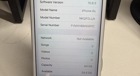 Good
													Apple iPhone 6S - Unlocked, Silver, 64 GB, A1688, photo 3 of 8