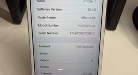 Good
													Apple iPhone 6S - Unlocked, Silver, 128 GB, A1633, photo 5 of 7