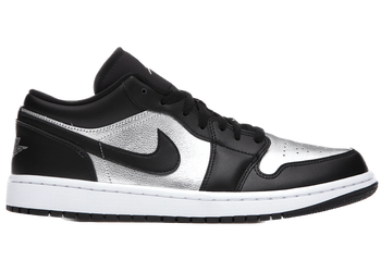 Jordan 1 Low SE Black Metallic Silver (Women's) for sale