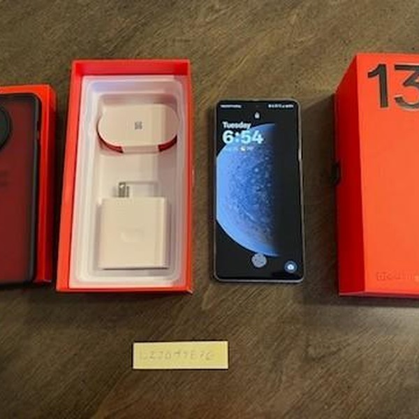 OnePlus 13R - Unlocked, 256 GB, Nebula Noir, 12 GB