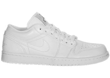Jordan 1 Low Triple White for sale