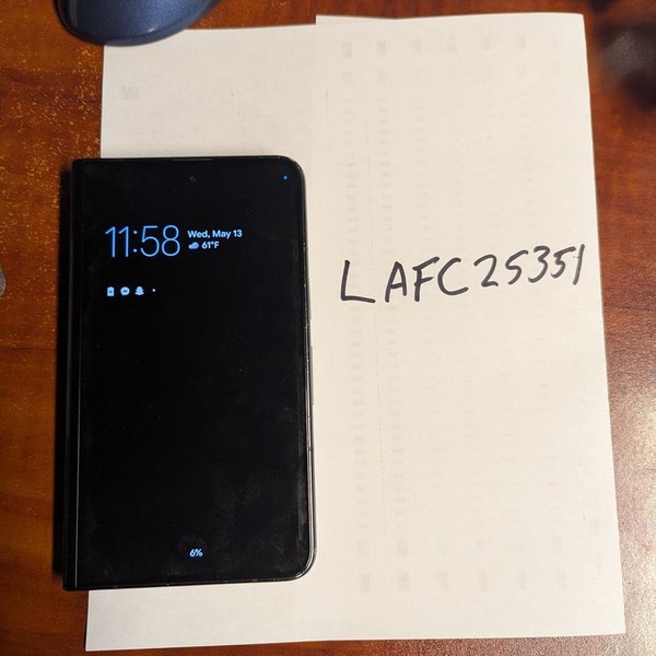 Google Pixel Fold - T-Mobile, 256 GB, Obsidian, 12 GB, G9FPL