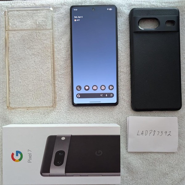 Google Pixel 7 - Unlocked, 128 GB, Obsidian, 8 GB, GVU6C, Sub-6 5G