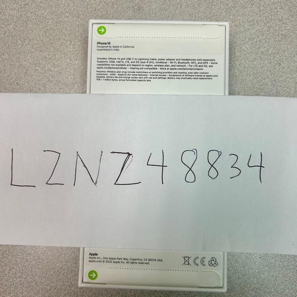 Apple iPhone 14 - Unlocked, 128 GB, Midnight, A2649