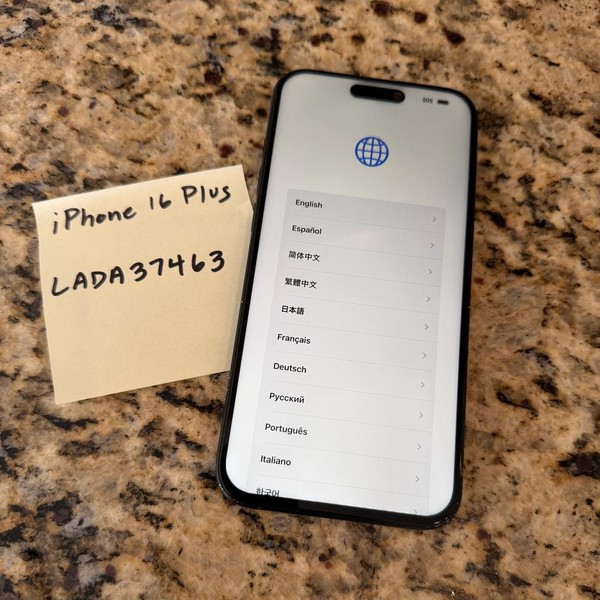 Apple iPhone 16 Plus - Unlocked, 128 GB, Black, A3082