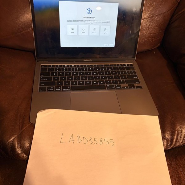 MacBook Air 2020 - 13 inch - 512 GB, Gray, 8 GB, Intel Core i5