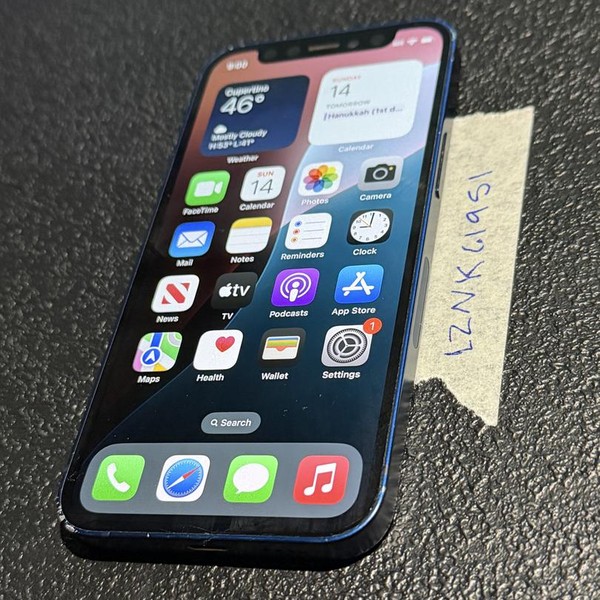 Apple iPhone 12 Mini - Unlocked, 128 GB, Blue, A2176