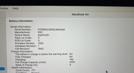 Good
													MacBook Air 2019 - 13" - I5, Silver, 512 GB, 8 GB, photo 3 of 7