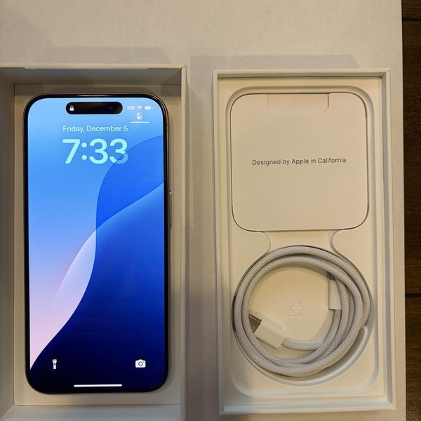 Apple iPhone 15 Pro - AT&T, 256 GB, White, A2848