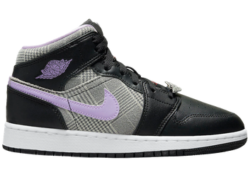 Jordan 1 Mid SE Houndstooth (GS) for sale