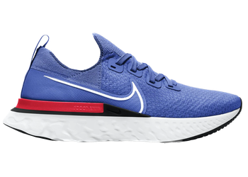 Nike React Infinity Run Flyknit Racer Blue Crimson for sale