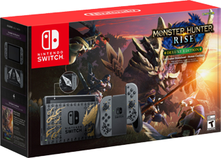 Nintendo Switch - 32 GB, Monster Hunter Rise Deluxe Edition