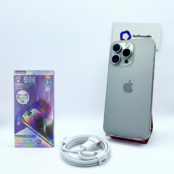 Apple iPhone 15 Pro Max - Unlocked, 256 GB, Natural, A2849