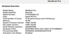 Good
													MacBook Pro 2023 - 14" - Apple M2 Pro 10-core, Gray, 512 GB, 16 GB, photo 2 of 10