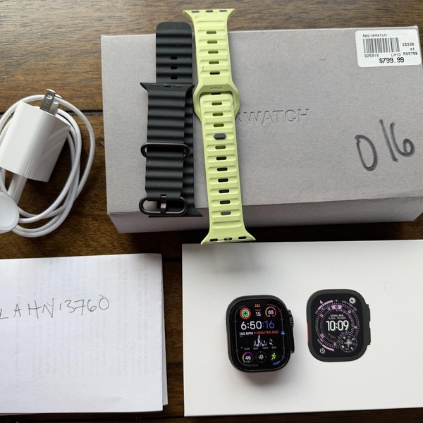 Apple Watch Ultra 3 49mm - Unlocked, Black, A3281
