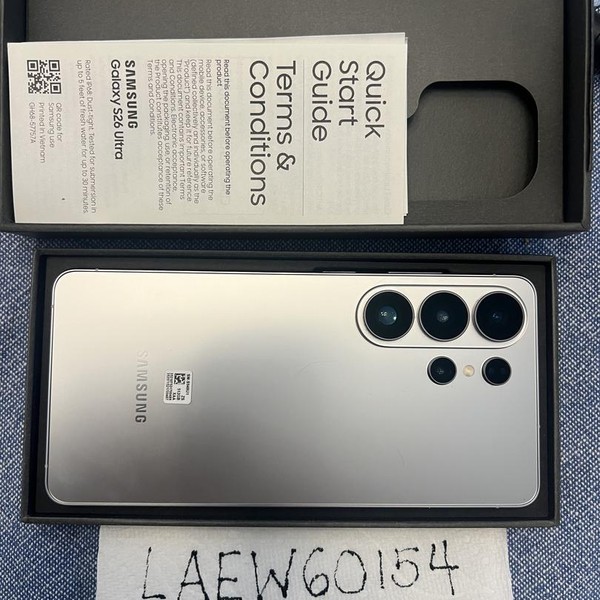 Samsung Galaxy S26 Ultra - Unlocked, 512 GB, Silver Shadow, 12 GB, SM-S948U1