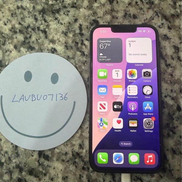 Apple iPhone 13 - AT&T, 128 GB, Midnight, A2482