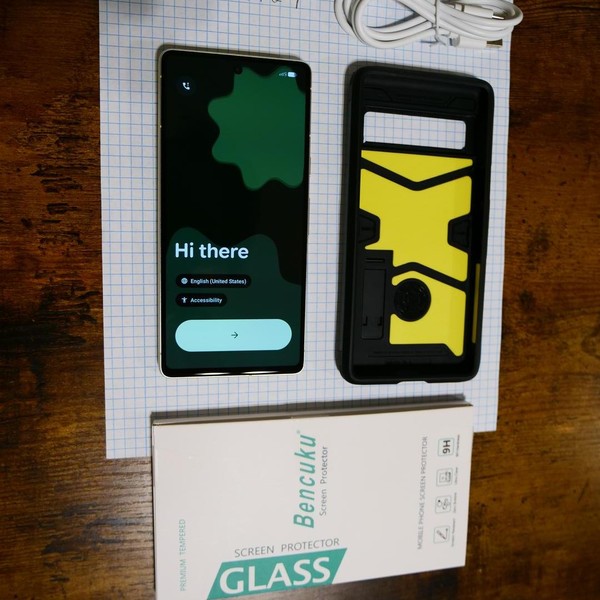 Google Pixel 7 - Unlocked, 128 GB, Lemongrass, 8 GB, GVU6C, Sub-6 5G