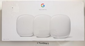 New
													Google Nest Wifi Pro 6e Mesh Router - Snow, 3-Pack, photo 1 of 2