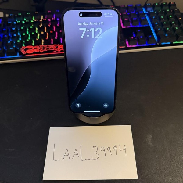 Apple iPhone 15 - Unlocked, 128 GB, Black, A2846