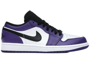 Jordan 1 Low Court Purple White for sale