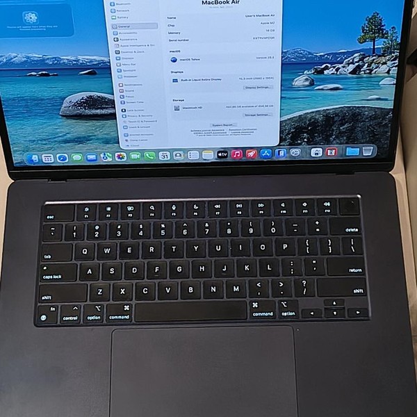 MacBook Air 2023 (M2) - 15 inch - 512 GB, Midnight, 16 GB, Apple M2