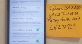 Mint
													Apple iPhone SE 3rd Gen 2022 - T-Mobile, Midnight, 64 GB, A2595, photo 2 of 6