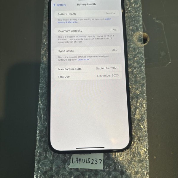 Apple iPhone 15 Plus - Unlocked, Black, 128 GB, A2847