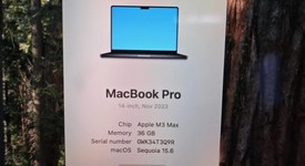 Good
													MacBook Pro Late 2023 (M3) - 14" - Apple M3 Max 14-core, Black, 1 TB, 36 GB, 30-core GPU, photo 4 of 12