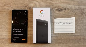 Good
													Google Pixel 6a - Unlocked, Charcoal, 128 GB, 6 GB, GX7AS, photo 1 of 11