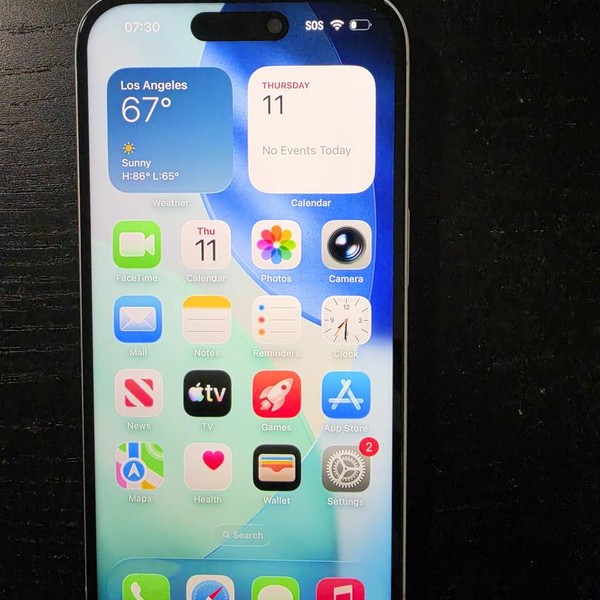 Apple iPhone 16 - Consumer Cellular, 128 GB, White, A3081