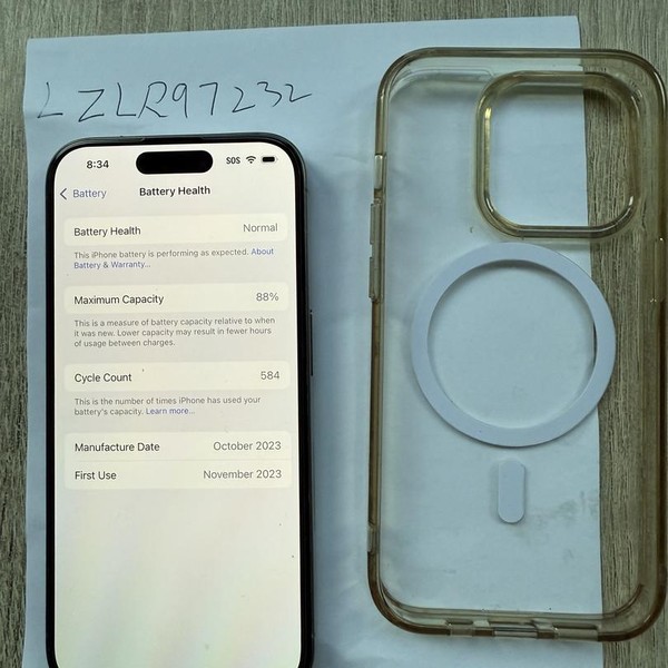 Apple iPhone 15 Pro - Unlocked, 128 GB, Natural, A2848