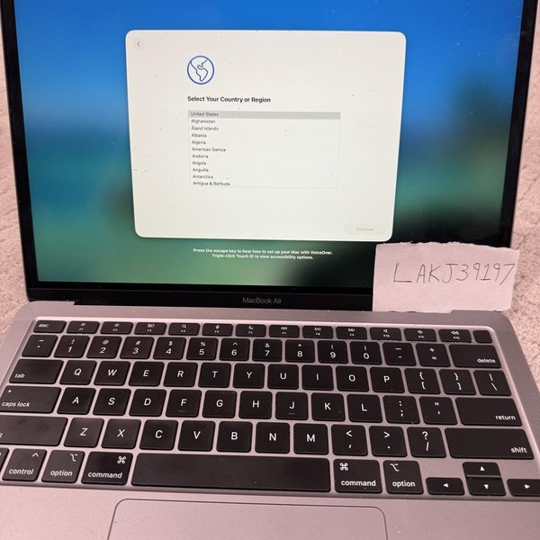 MacBook Air 2020 - 13 inch - 256 GB, Gray, 8 GB, Apple M1