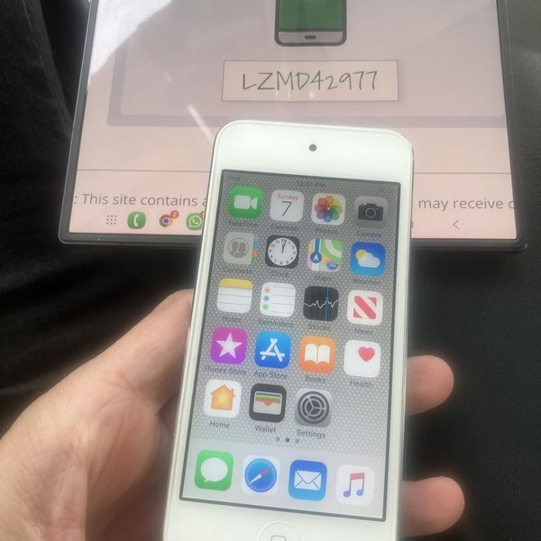 Apple iPod Touch 6th Gen - Wi-Fi, Silver, 16 GB