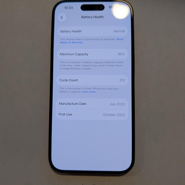 Apple iPhone 15 Pro - Unlocked, 256 GB, Black, A2848