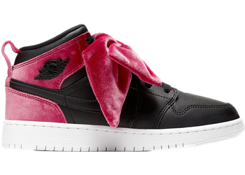 Jordan 1 Mid Bow Black Noble Red (GS) for sale