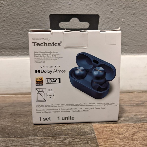 Technics AZ100 Hi-Fi Wireless Earbuds - Blue
