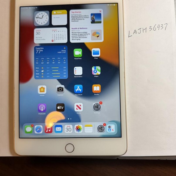 Apple iPad Mini 4 - Wi-Fi, 128 GB, Gold