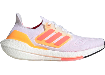 adidas Ultra Boost 22 White Turbo Flash Orange (Women's) for sale