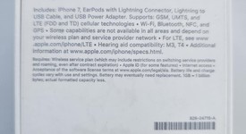 New
													Apple iPhone 7 - Unlocked, Black, 32 GB, A1778, GSM, photo 3 of 5
