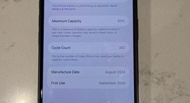 Good
													Apple iPhone 16 Pro Max - Unlocked, Black, 256 GB, A3084, photo 4 of 7