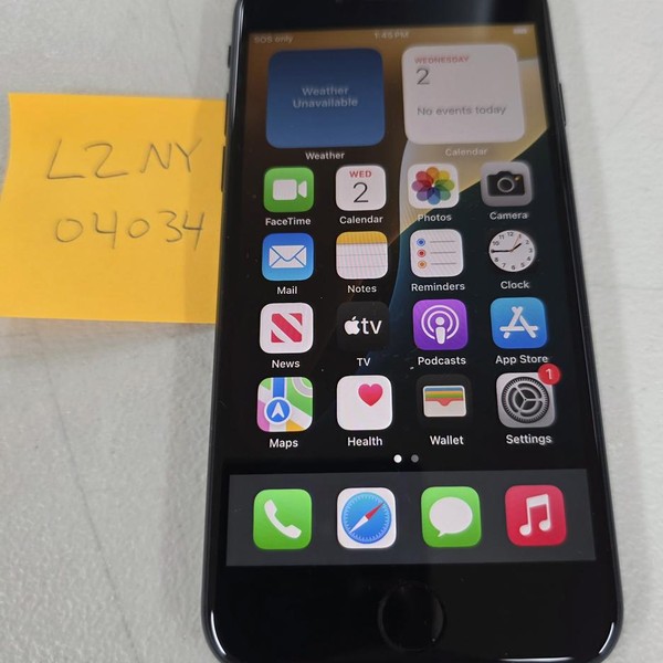 Apple iPhone SE 3rd Gen 2022 - Unlocked, 128 GB, Midnight, A2595