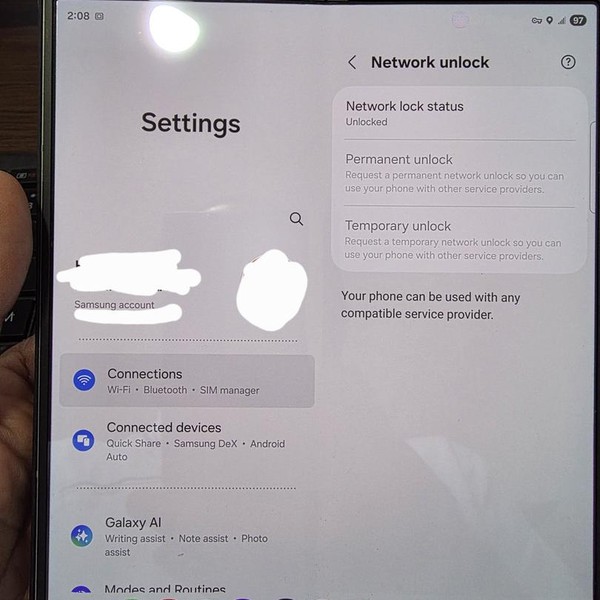 Samsung Galaxy Z Fold6 - T-Mobile, 512 GB, Silver, 12 GB, SM-F956U