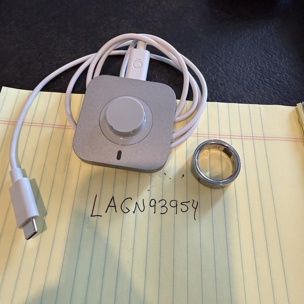Oura Ring Gen 4 - Silver, Size 10