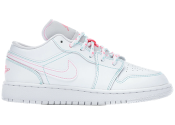 Jordan 1 Low White Green Pink (GS) for sale